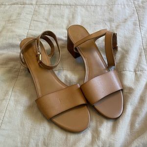 J Crew heeled sandals
